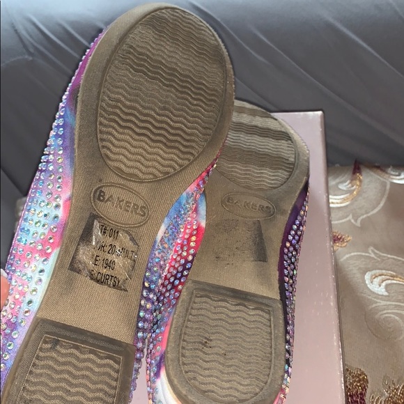 Bakers Multicolor Rhinestone Flats - Picture 5 of 6